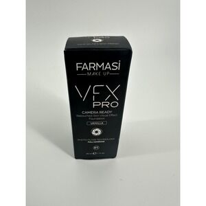 Farmasi VFX PRO Camera Ready Foundation 01 Vanilla Full Coverage 1 fl oz NEW